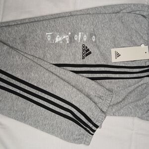 Adidas Kids Gray Track Pants New With Tags